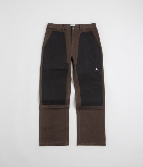 ROA Fomes Double Knee Pants - Dark Brown / Black