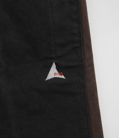 ROA Fomes Double Knee Pants - Dark Brown / Black