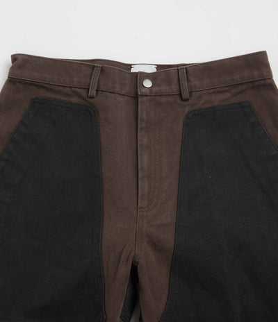ROA Fomes Double Knee Pants - Dark Brown / Black