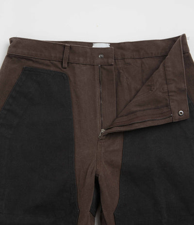 ROA Fomes Double Knee Pants - Dark Brown / Black