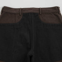 ROA Fomes Double Knee Pants - Dark Brown / Black thumbnail