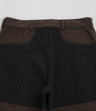 ROA Fomes Double Knee Pants - Dark Brown / Black