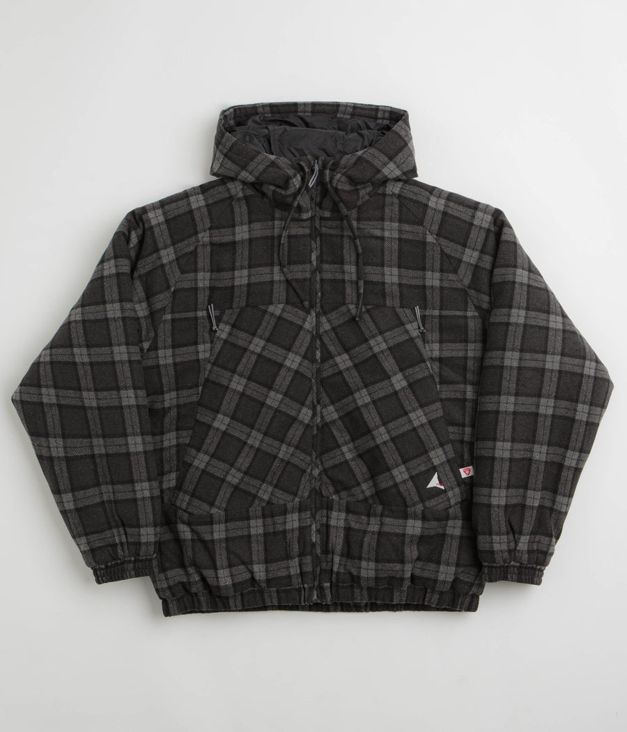ROA Logger Primaloft Checked Jacket in Anthracite