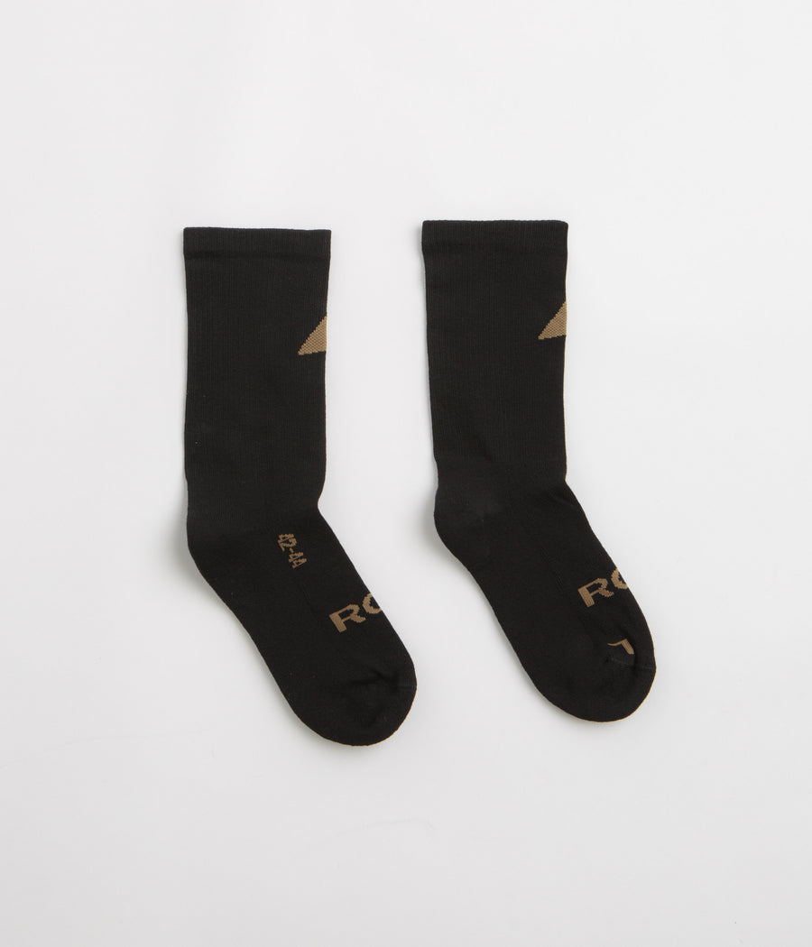 ROA Logo Biofil Socks in Black