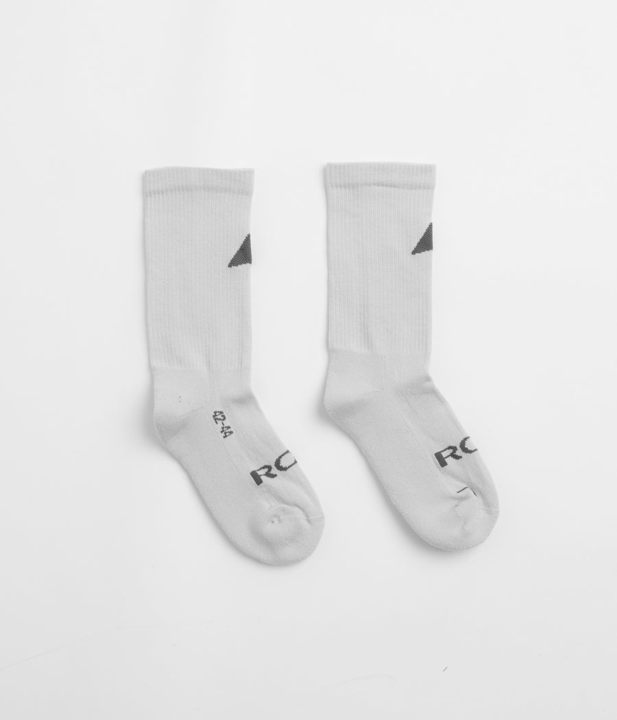 ROA Logo Biofil Socks in Light Grey