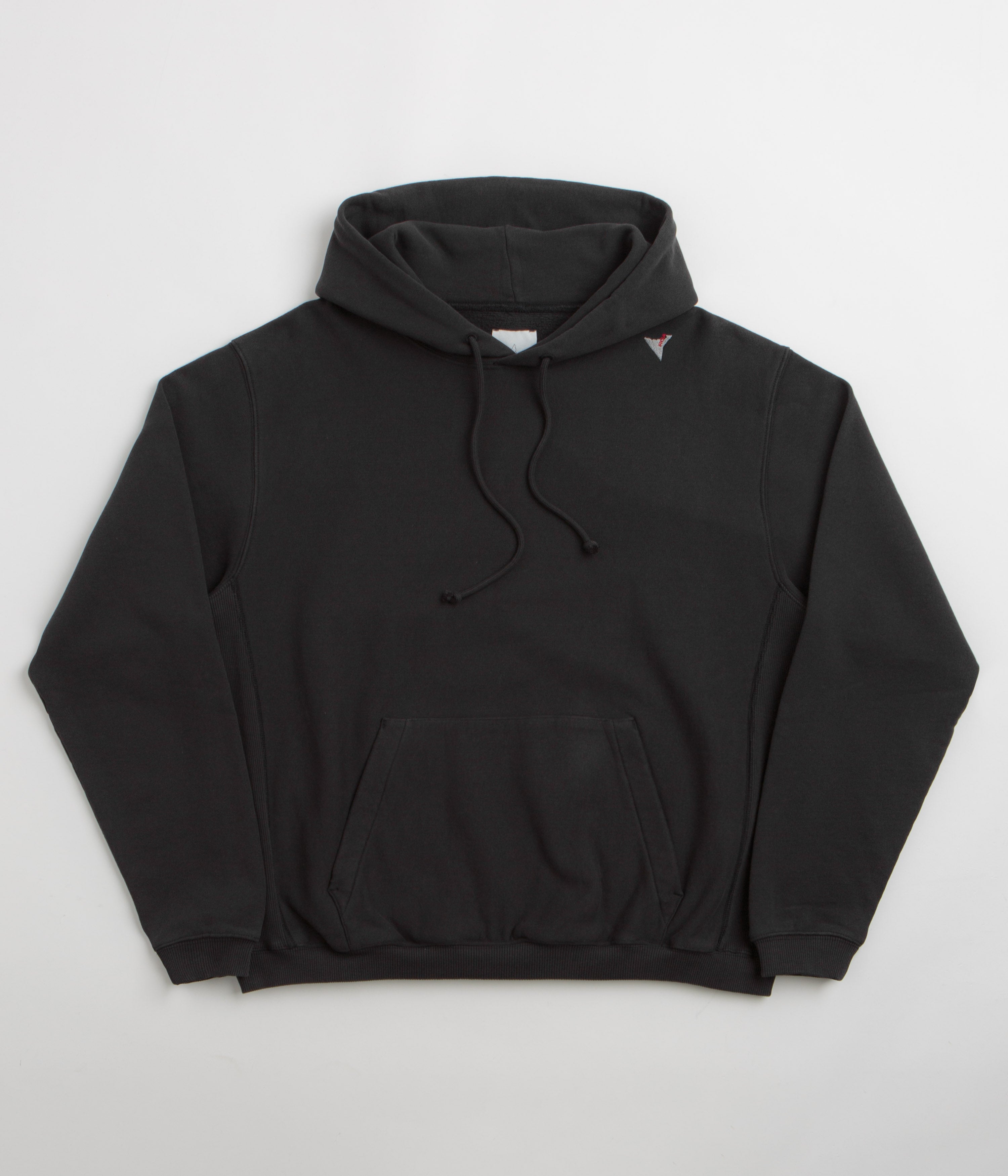 ROA Logo Hoodie in Washed Black