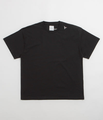 ROA Logo T-Shirt in Washed Black