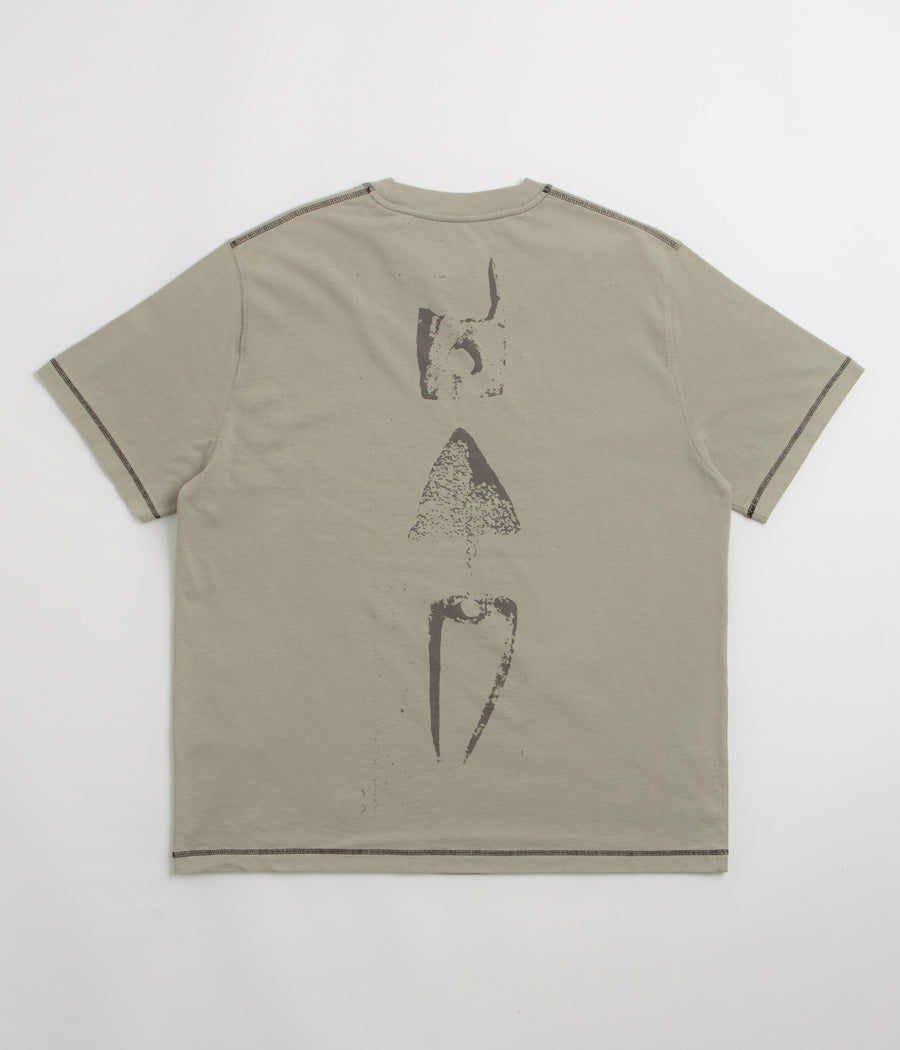 ROA Neolith Stitch T-Shirt in Pale Green