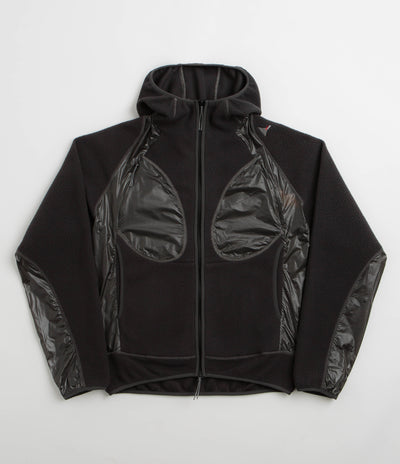 ROA Ocular Polartec Thermal Pro Zip Up Hoodie in Black