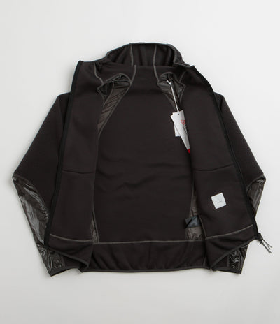 ROA Ocular Polartec Thermal Pro Zip Up Hoodie in Black