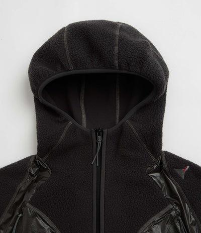 ROA Ocular Polartec Thermal Pro Zip Up Hoodie in Black