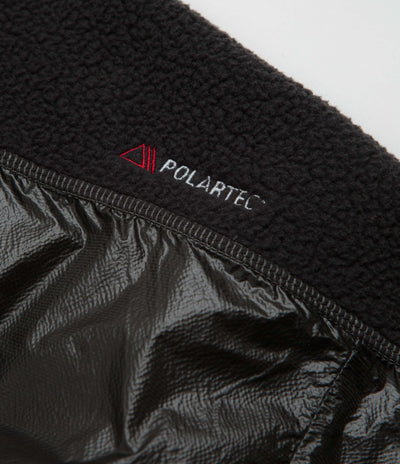 ROA Ocular Polartec Thermal Pro Zip Up Hoodie in Black