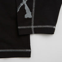 ROA Sticks Stitch Long Sleeve T-Shirt - Black thumbnail