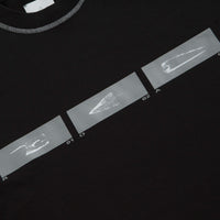 ROA Sticks Stitch Long Sleeve T-Shirt - Black thumbnail
