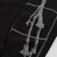 ROA Sticks Stitch Long Sleeve T-Shirt - Black thumbnail