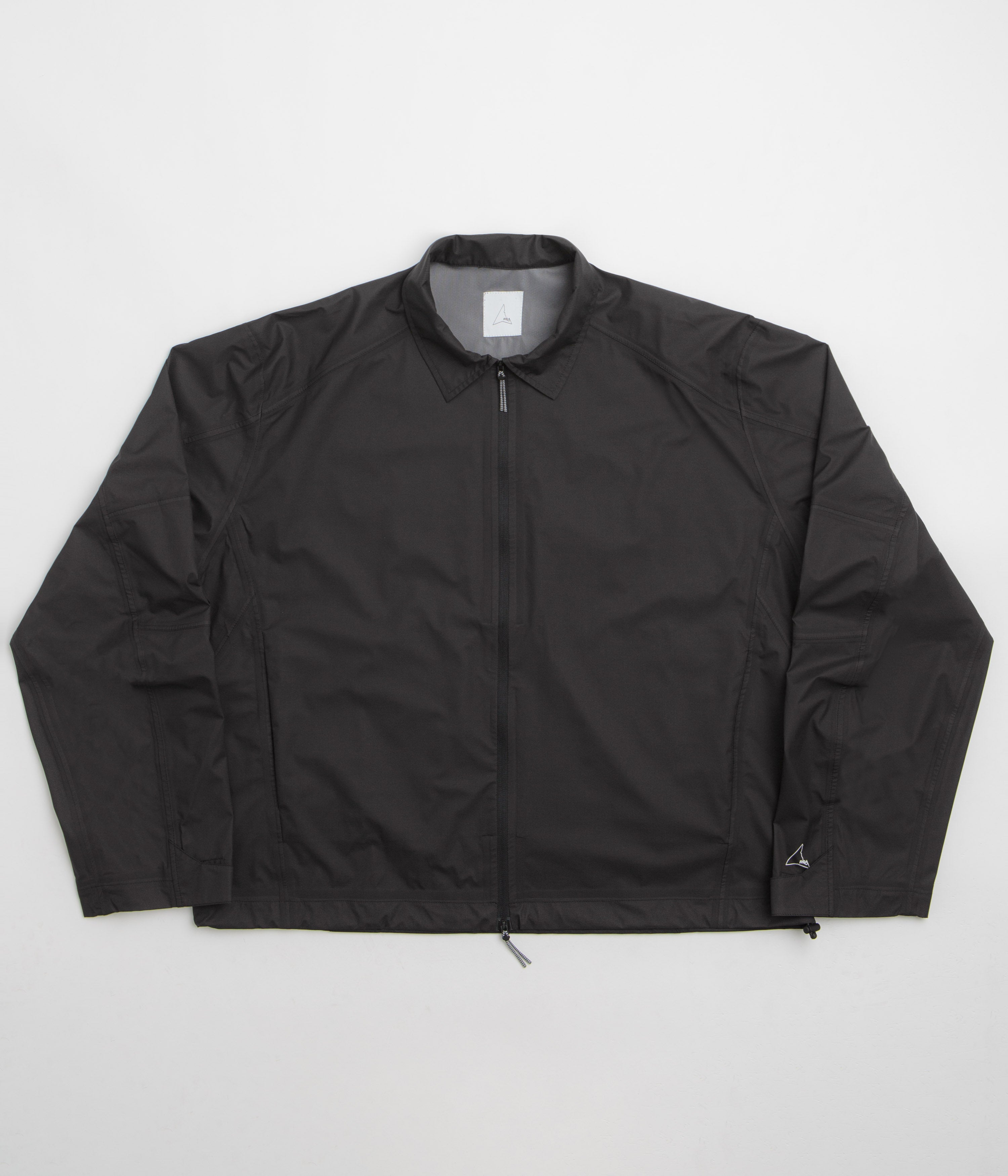 ROA Zip Up Shirt Jacket in Black