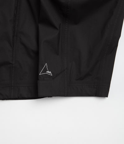 ROA Zip Up Shirt Jacket in Black