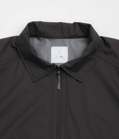 ROA Zip Up Shirt Jacket in Black