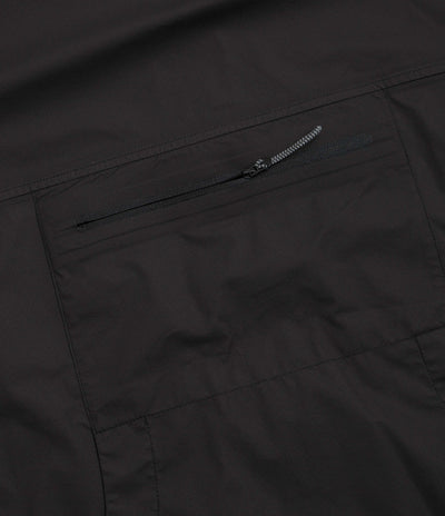 ROA Zip Up Shirt Jacket in Black