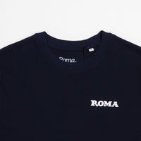 Roma Black Cat T-Shirt - Navy / White thumbnail
