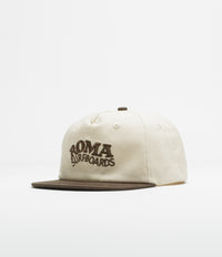 Roma Contrast Cap in Raw and Brown