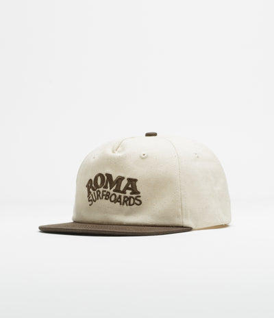 Roma Contrast Cap in Raw and Brown