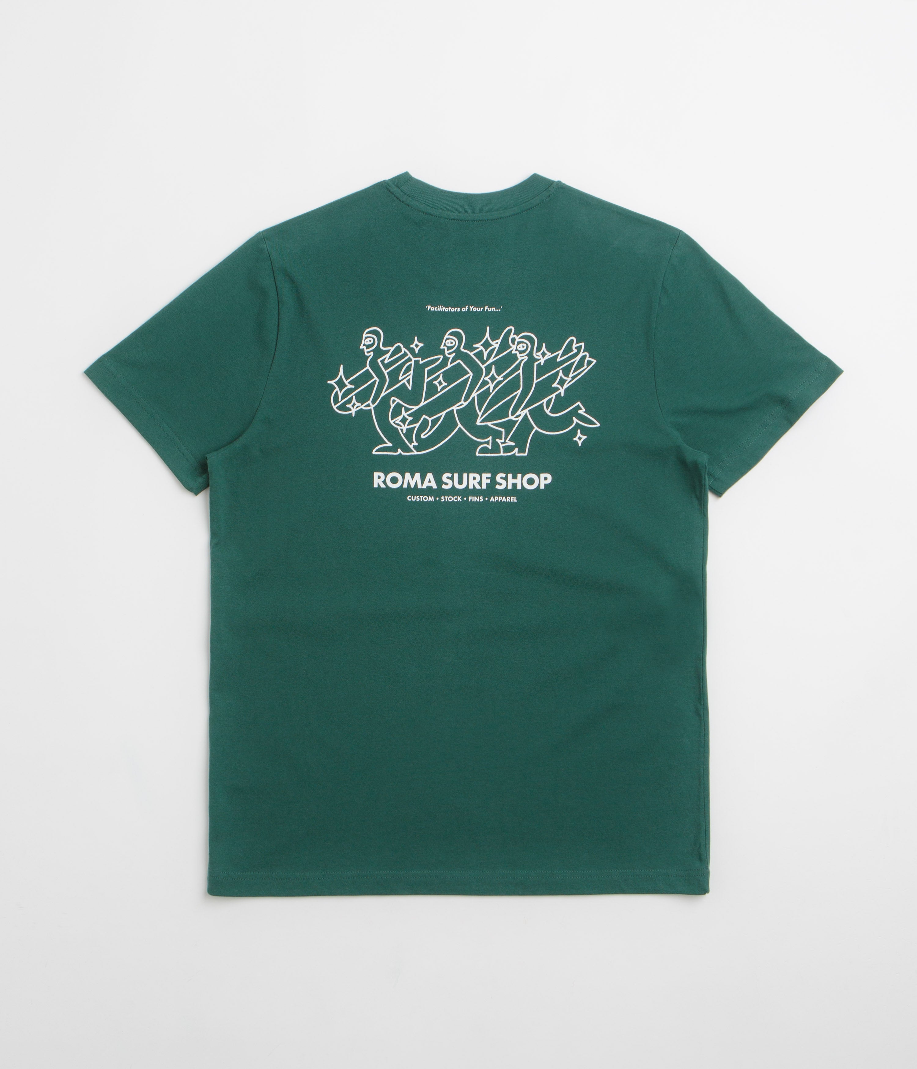 Roma Facilitator T-Shirt in Green and White