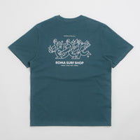 Roma Facilitator T-Shirt in Teal and White thumbnail