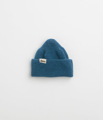 Roma Merino Knit Beanie in Indigo
