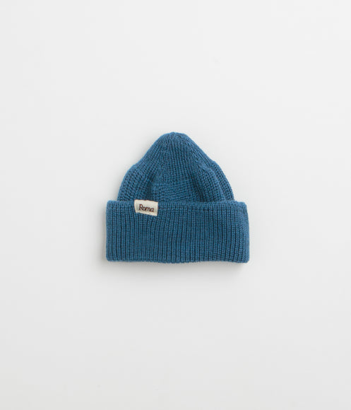 Roma Merino Knit Beanie - Indigo