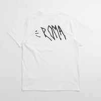 Roma Screaming Logo T-Shirt - White / Black thumbnail