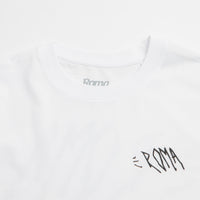Roma Screaming Logo T-Shirt - White / Black thumbnail