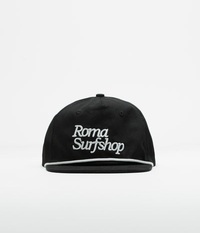 Roma Shop Cap in Black and White