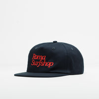 Roma Shop Cap in Navy and Red thumbnail