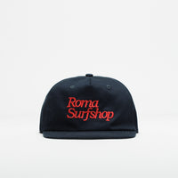 Roma Shop Cap in Navy and Red thumbnail