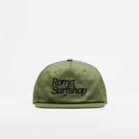 Roma Shop Cap in Olive and Black thumbnail