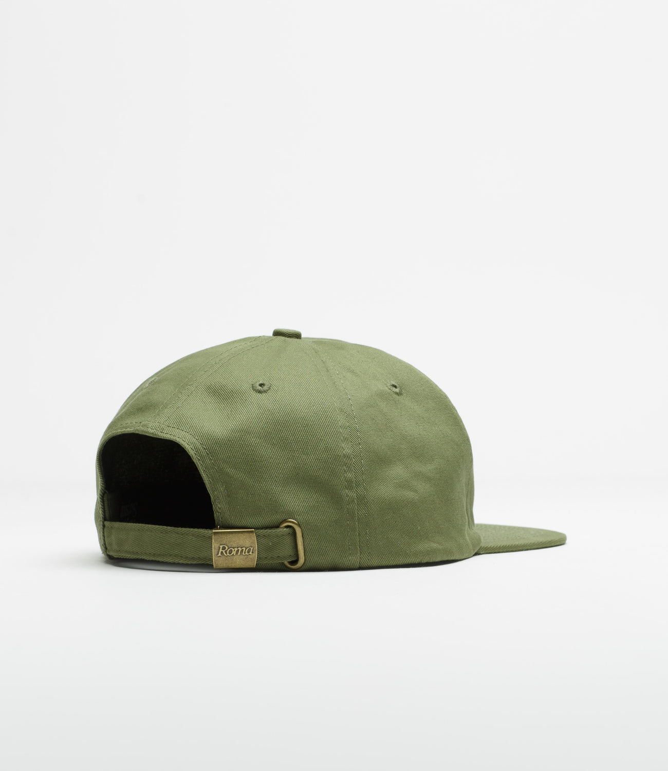 Roma Shop Cap in Olive and Black