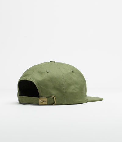 Roma Shop Cap in Olive and Black
