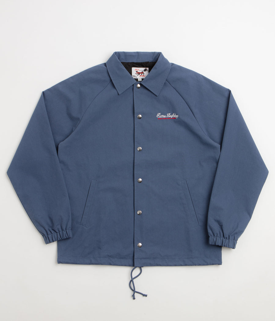 Roma Surf Shop Coach Jacket - Blue