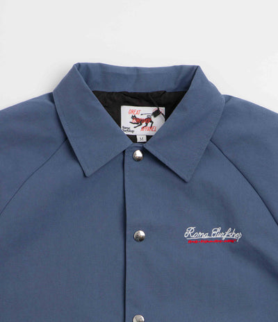 Roma Surf Shop Coach Jacket - Blue