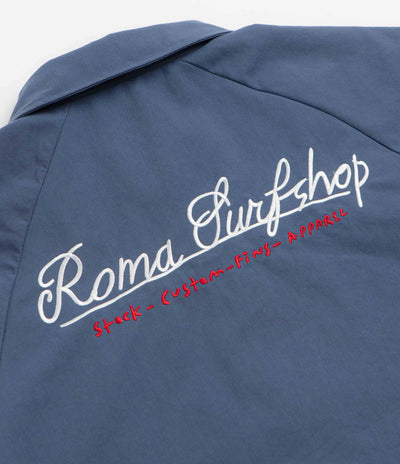 Roma Surf Shop Coach Jacket - Blue