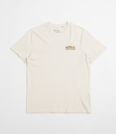 Roma Surfboards T-Shirt in Raw and Brown