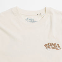 Roma Surfboards T-Shirt in Raw and Brown thumbnail