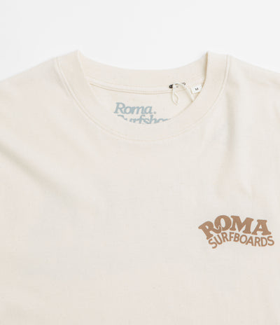 Roma Surfboards T-Shirt in Raw and Brown
