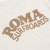 Roma Surfboards T-Shirt in Raw and Brown thumbnail