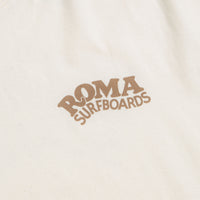 Roma Surfboards T-Shirt in Raw and Brown thumbnail