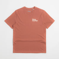 Roma Surfshop T-Shirt in Brick and Cream thumbnail