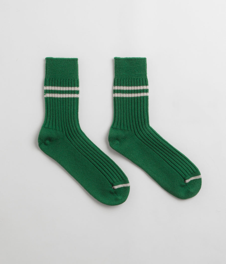 RoToTo Merino Lambswool Socks in Green