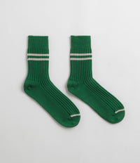 RoToTo Merino Lambswool Socks in Green