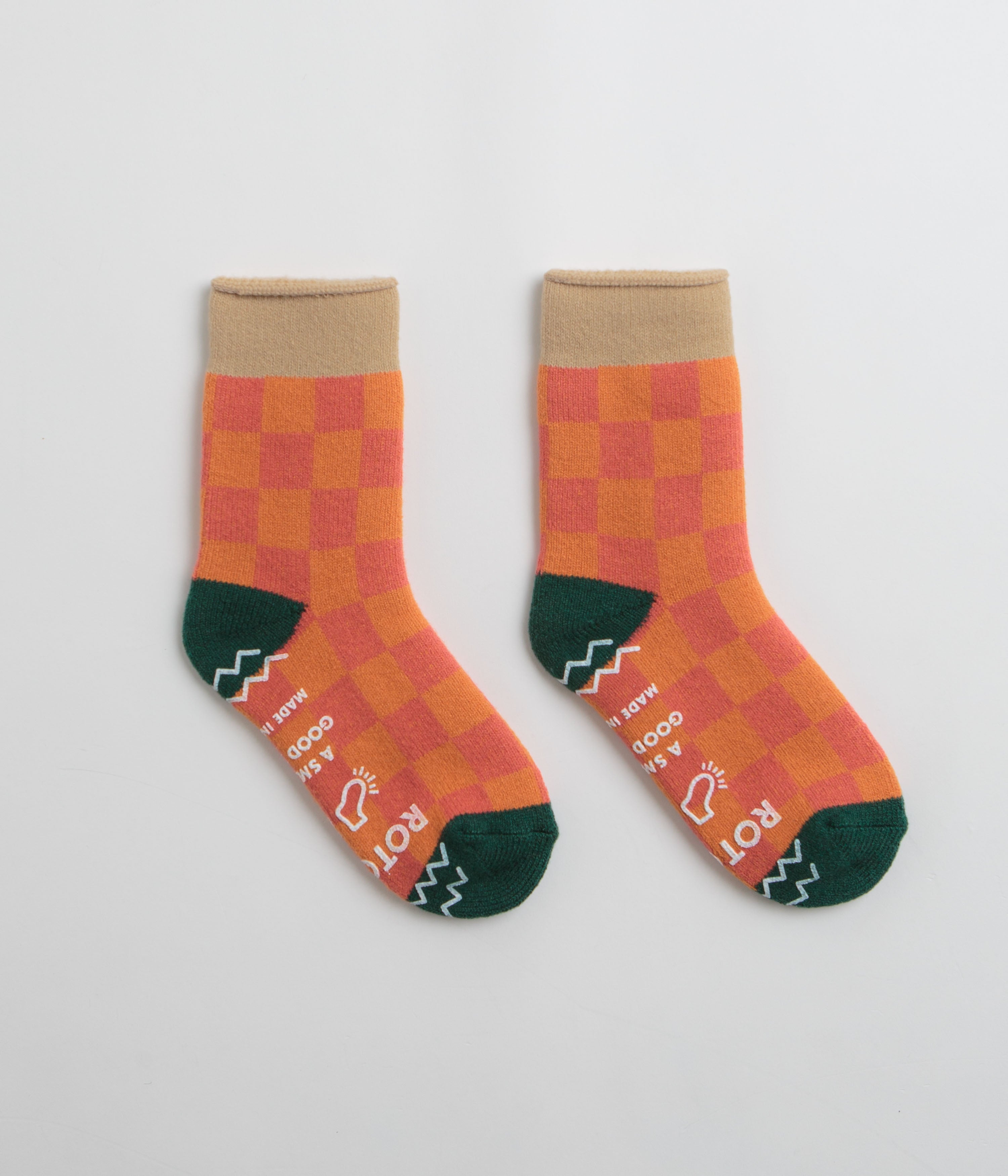 ROTOTO 1559 Pile Room Socks in Brown Sheep main image 1